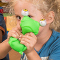 Tierpuppen mit federnden Augen