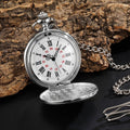 "Für meinen Sohn" Quarz-Taschenuhr mit Kette