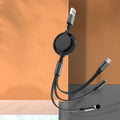 3 in 1 mobiles Ladekabel passend für iPhone