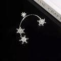 Diamant- und Zirkonia-Ohrringe ohne Löcher