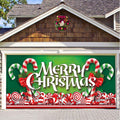 Schnee-Garagentor-Banner-Ornament
