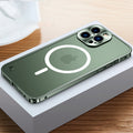Magnetische Ladehülle mit Metallrahmen für das iPhone