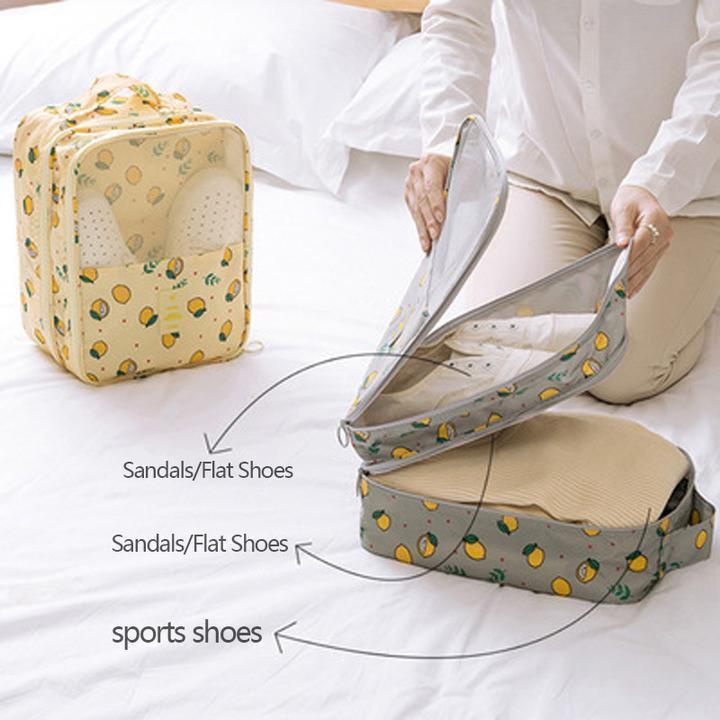 Reise-Schuhtaschen, faltbarer wasserdichter Schuhbeutel-Organizer Zweitbild