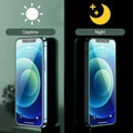 Leuchtend leuchtender Displayschutz aus gehärtetem Glas für das iPhone