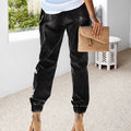 Bequeme, zerrissene Jeans mit Kordelzug