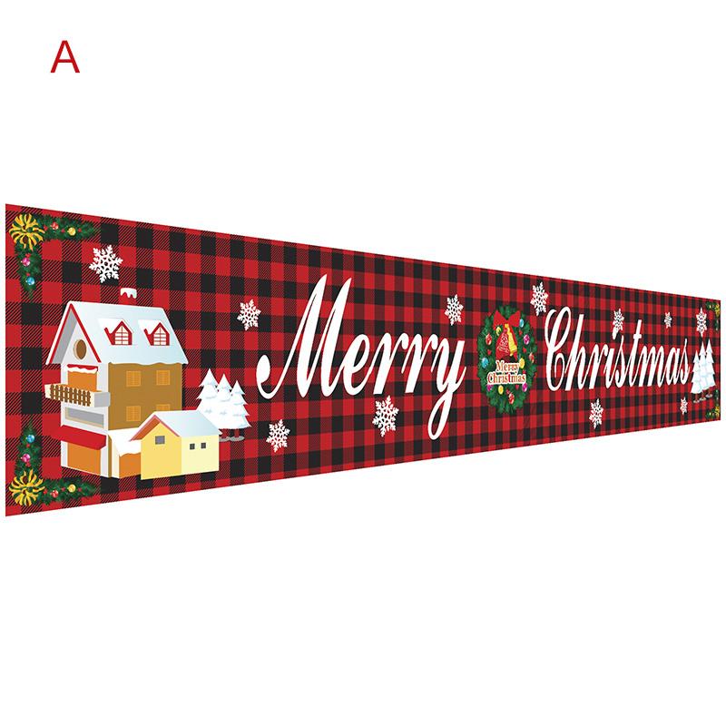 Weihnachten-Außenbereich-Banner-Flaggen-Ziehen
