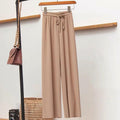 Damenhose aus Eisseide mit weitem Bein