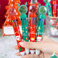 Niedliches Weihnachts-Glitzerstift-Set
