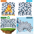Selbstklebende 3D-Mosaikfliesen-Aufkleber