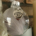 Weihnachts-Federball-Ornamente