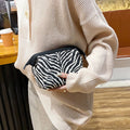 Tragbare Make-up-Tasche mit Leopardenmuster