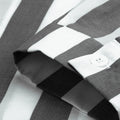 Gestreiftes Button-Down-Langarmshirt für Herren aus Baumwollleinen