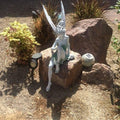 Sitzende Feengartenstatue