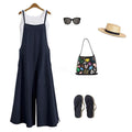 Lässiger, lockerer, fester Tank-Overall für Damen