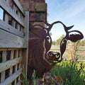 Außenbereich-Garten-Bauernhof-Peeping-Ziege aus Metall, Innendekoration