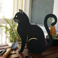 Katzendekoration aus Metall