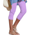 Einfarbige, lässige Leggings für Damen