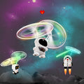 Gyroskop-Astronautenspielzeug mit Gestenerkennung