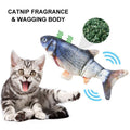 Plüsch-Simulation USB-Lade-Katzen-Fisch-Spielzeug