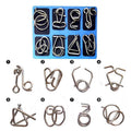 Puzzle-Ring aus Metall