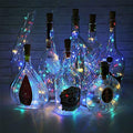 LED Flaschenlicht Kork Nachtlicht DIY Deko Geschenk