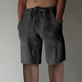 Gerade kurze Hose mit Stretch-Kordelzug für Herren