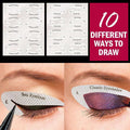 Schnelle Eyeliner-Lidschatten-Schablonen