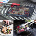 Wiederverwendbare, antihaftbeschichtete Grillbeutel aus Netzstoff