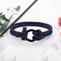 Nautisches geflochtenes Seilarmband (Geschenkkarte im Lieferumfang enthalten)