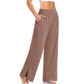 Lockere Yoga-Jogginghose für Damen mit weitem Bein