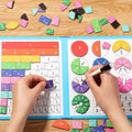 Montessori Magnetisches Buch-Bruchteil-Puzzle für Kinder