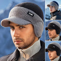 Winddichte Thermokappe mit Visier