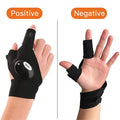 Praktische LED-Handschuhe mit wasserdichten Lichtern