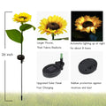 Solar-Sonnenblumenlicht, 2 Stk
