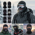 Winterliche winddichte Thermo-Fleece-Gesichtsmaske für Radfahren und Außenbereich-Sportarten
