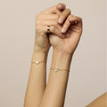 Verstellbare Love-Friendship-Armbänder im Zweier-Pack
