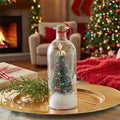 Weihnachtsbaum in einer Flasche