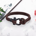 Nautisches geflochtenes Seilarmband (Geschenkkarte im Lieferumfang enthalten)