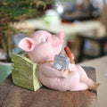 Niedliches Schweinchen-Ornament
