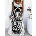 Loses Punk-Schädel-Kleid