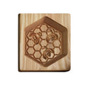 Ausstecher mit Holzmuster