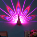 Pfauen-LED-Projektor-Wandleuchten für Schlafzimmer