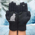 Baumwollhandschuhe mit Katzenfächern