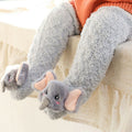 Flauschige, flauschige Slipper-Socken für Babys im Winter