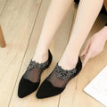 Damen-Netz-Hohlsandalen