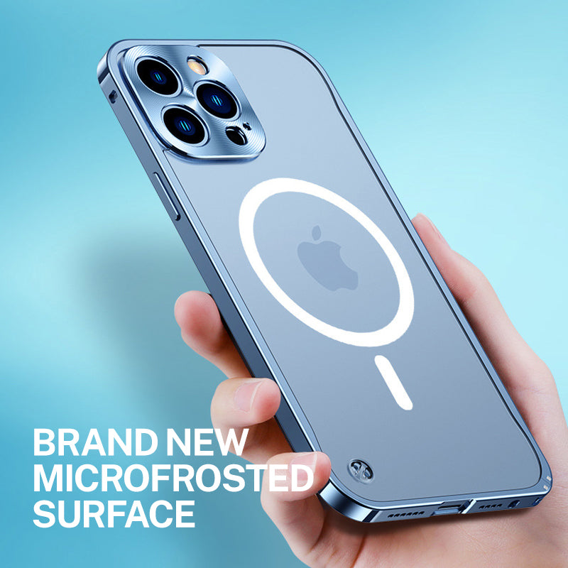 Magnetische Ladehülle mit Metallrahmen für das iPhone Hauptbild