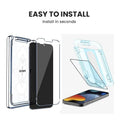 Anti-Spionage-Displayschutz mit Auto-Alignment-Set für das iPhone
