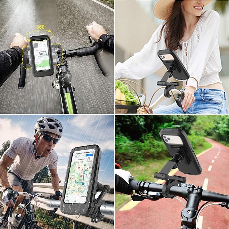 Wasserdichter Fahrrad- und Motorrad-Handyhalter Hauptbild