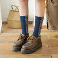 Crew-Socken aus Baumwolle im Vintage-Blumenstil