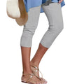Einfarbige, lässige Leggings für Damen